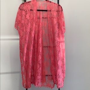 Coral Kimono